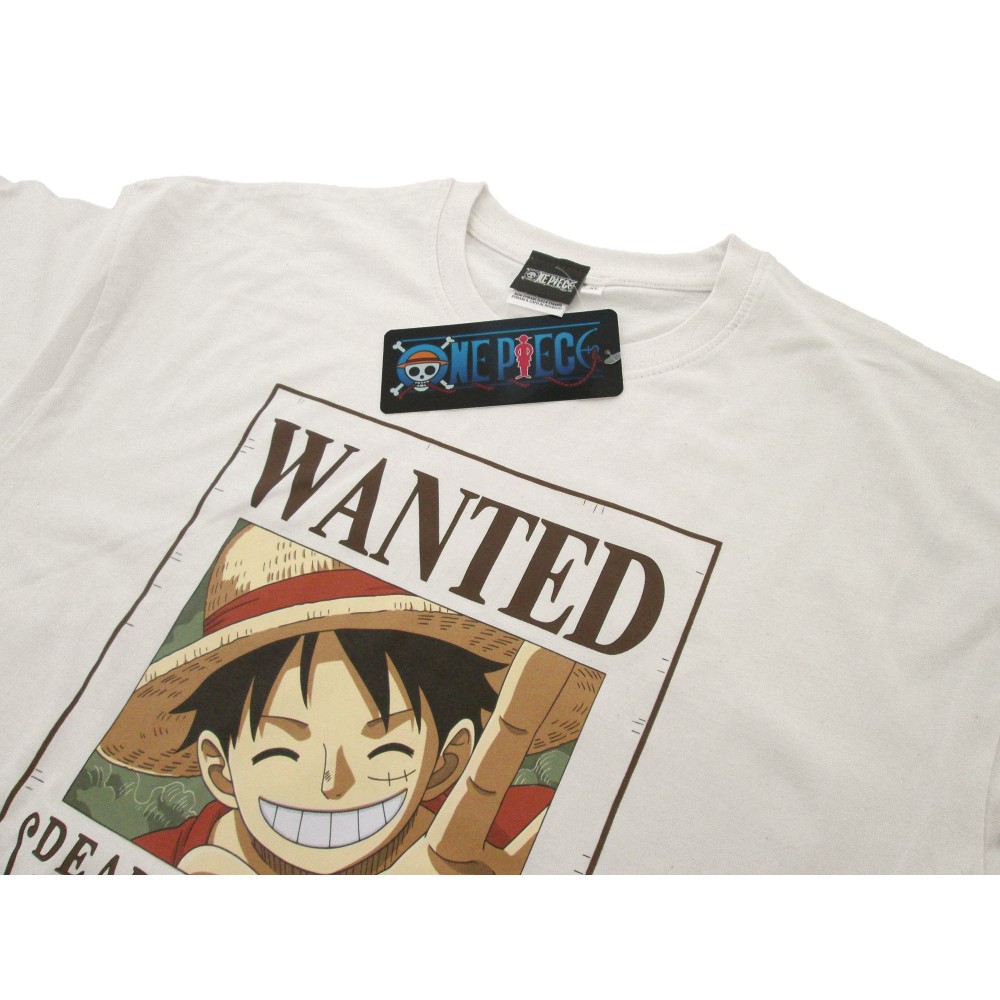 MAGLIA T SHIRT ONE PIECE MONKEY D LUFFY WANTED