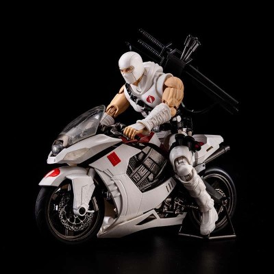 G.I. JOE STORM SHADOW SPEED CYCLE MODEL KIT ACTION FIGURE FLAME TOYS