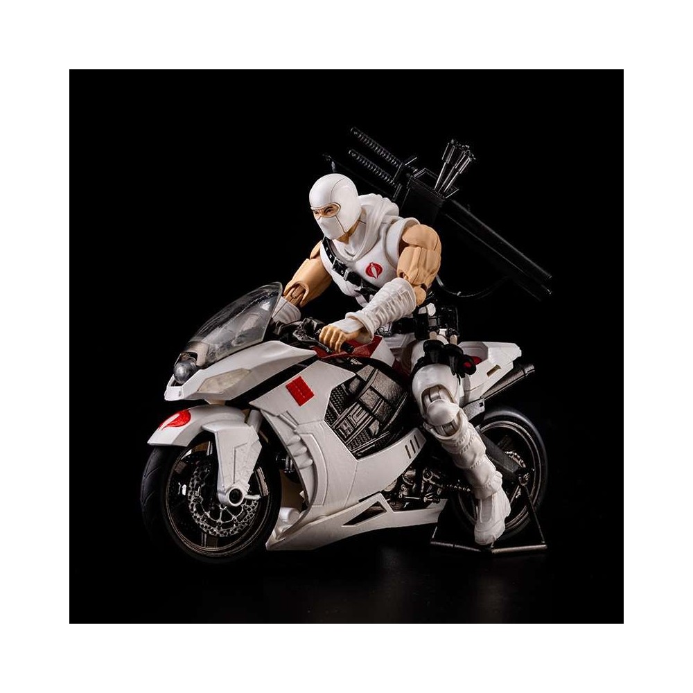 G.I. JOE STORM SHADOW SPEED CYCLE MODEL KIT ACTION FIGURE FLAME TOYS