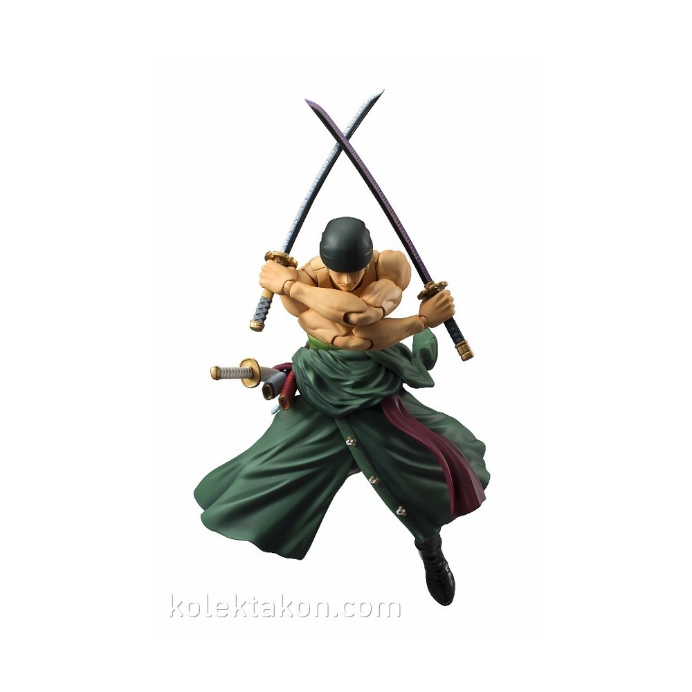 MEGAHOUSE ONE PIECE VARIABLE ACTION HEROES RORONOA ZORO ACTION FIGURE