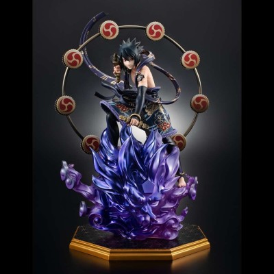 NARUTO SHIPPUDEN SASUKE THUNDER GOD GEM STATUA FIGURE MEGAHOUSE