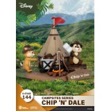 BEAST KINGDOM D-STAGE CAMPSITES SERIES CHIP 'N' DALE STATUE FIGURE DIORAMA