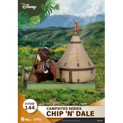 BEAST KINGDOM D-STAGE CAMPSITES SERIES CHIP 'N' DALE STATUE FIGURE DIORAMA