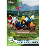 D-STAGE CAMPSITES SERIES GOOFY AND DONALD DUCK STATUA FIGURE DIORAMA BEAST KINGDOM