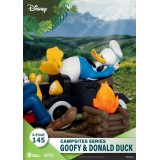 D-STAGE CAMPSITES SERIES GOOFY AND DONALD DUCK STATUA FIGURE DIORAMA BEAST KINGDOM