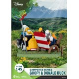 BEAST KINGDOM D-STAGE CAMPSITES SERIES GOOFY AND DONALD DUCK STATUE FIGURE DIORAMA