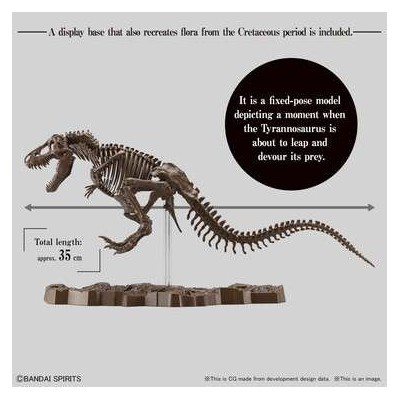 TYRANNOSAURUS IMAGINARY SKELETON 1/32 MODEL KIT FIGURE BANDAI