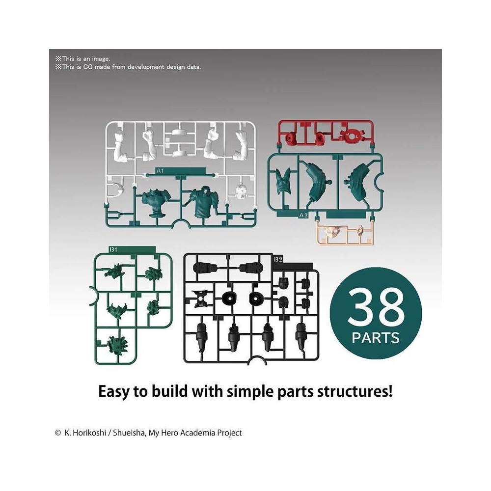 BANDAI EG ENTRY GRADE MY HERO ACADEMIA IZUKU MIDORIYA MODEL KIT FIGURE