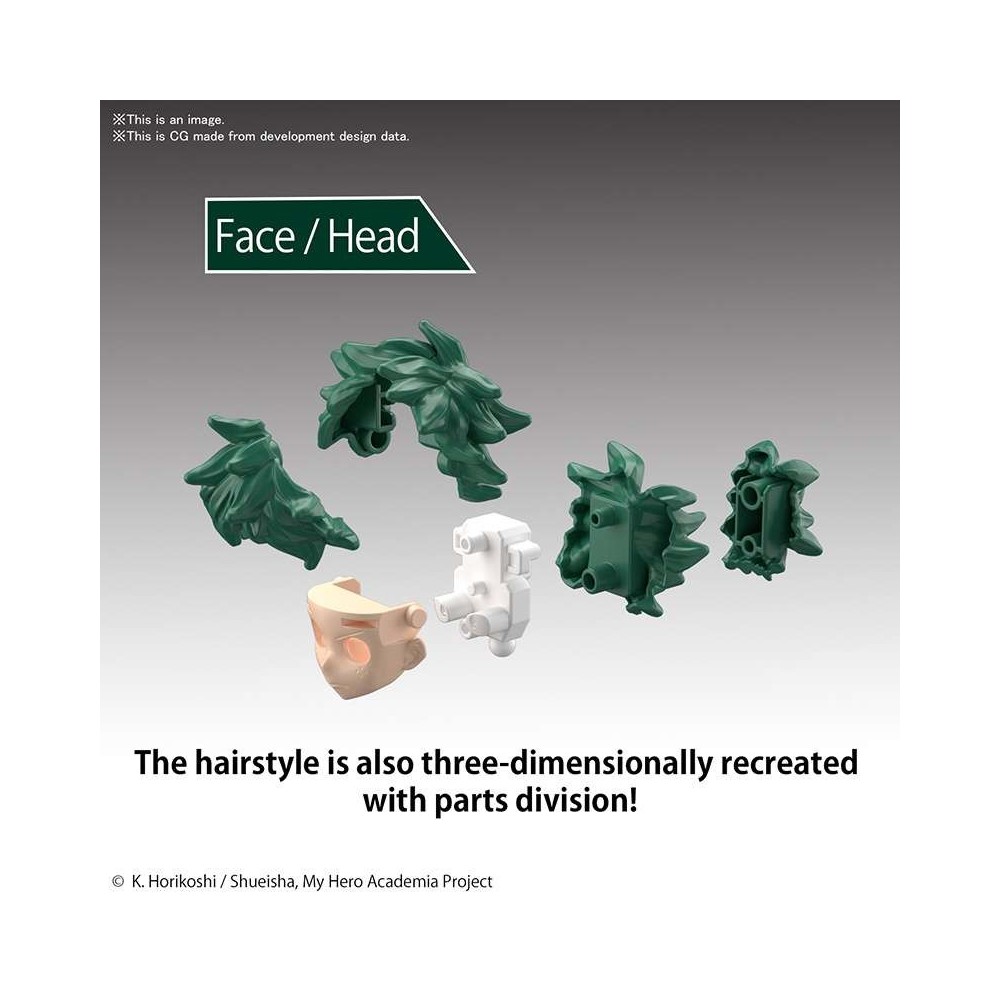 BANDAI EG ENTRY GRADE MY HERO ACADEMIA IZUKU MIDORIYA MODEL KIT FIGURE