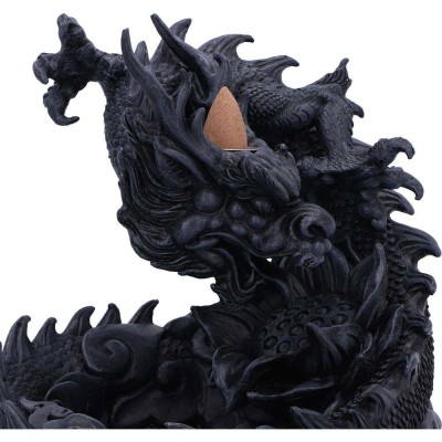 ASIAN DRAGON BACKFLOW BRUCIAINCENSO INCENSE BURNER NEMESIS NOW