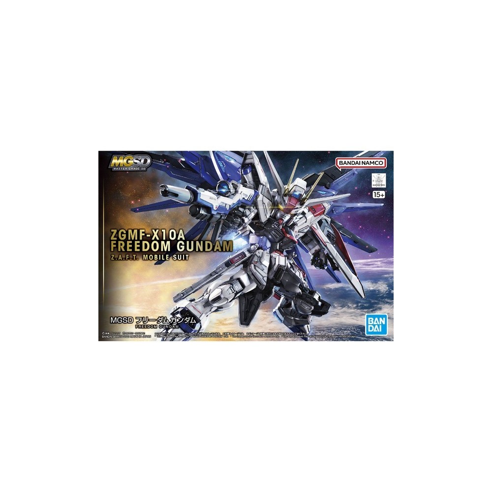 MGSD GUNDAM ZGMF-X10A FREEDOM GUNDAM MODEL KIT FIGURE BANDAI