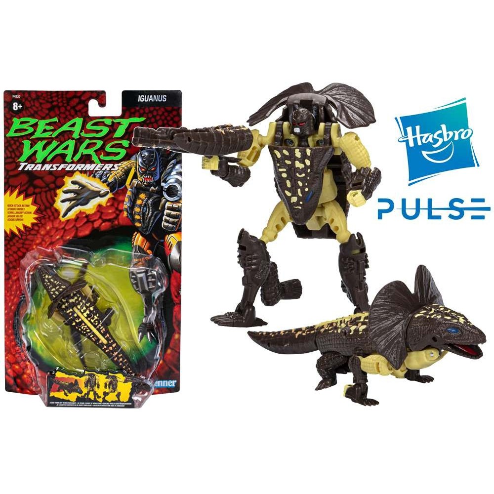 HASBRO TRANSFORMERS BEAST WARS IGUANUS ACTION FIGURE