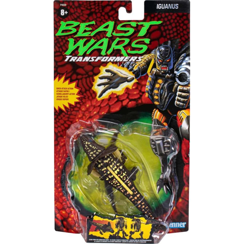 HASBRO TRANSFORMERS BEAST WARS IGUANUS ACTION FIGURE