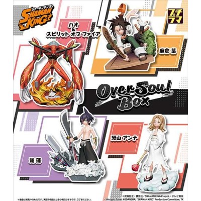 PETITRAMA SHAMAN KING OVER SOUL BOX SET 4 MINI FIGURE MEGAHOUSE