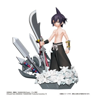 PETITRAMA SHAMAN KING OVER SOUL BOX SET 4 MINI FIGURE MEGAHOUSE