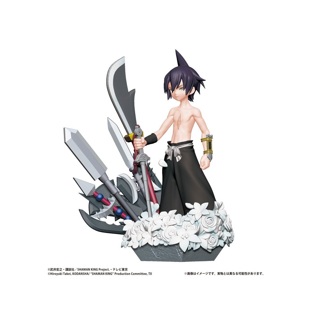 PETITRAMA SHAMAN KING OVER SOUL BOX SET 4 MINI FIGURE MEGAHOUSE