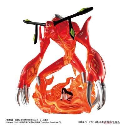 PETITRAMA SHAMAN KING OVER SOUL BOX SET 4 MINI FIGURE MEGAHOUSE