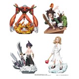 PETITRAMA SHAMAN KING OVER SOUL BOX SET 4 MINI FIGURE MEGAHOUSE