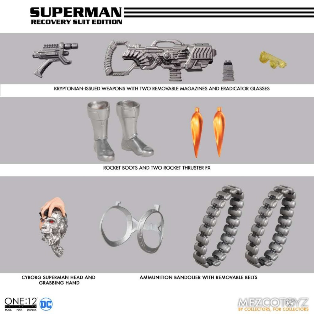 SUPERMAN RECOVERY SUIT EDITION ONE:12 COLLECTIVE ACTION FIGURE MEZCO TOYS
