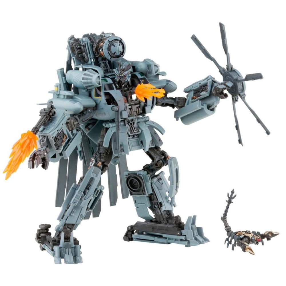HASBRO TRANSFORMERS MASTERPIECE MOVIE SERIES DECEPTICON BLACKOUT AND SCORPONOK ACTION FIGURES