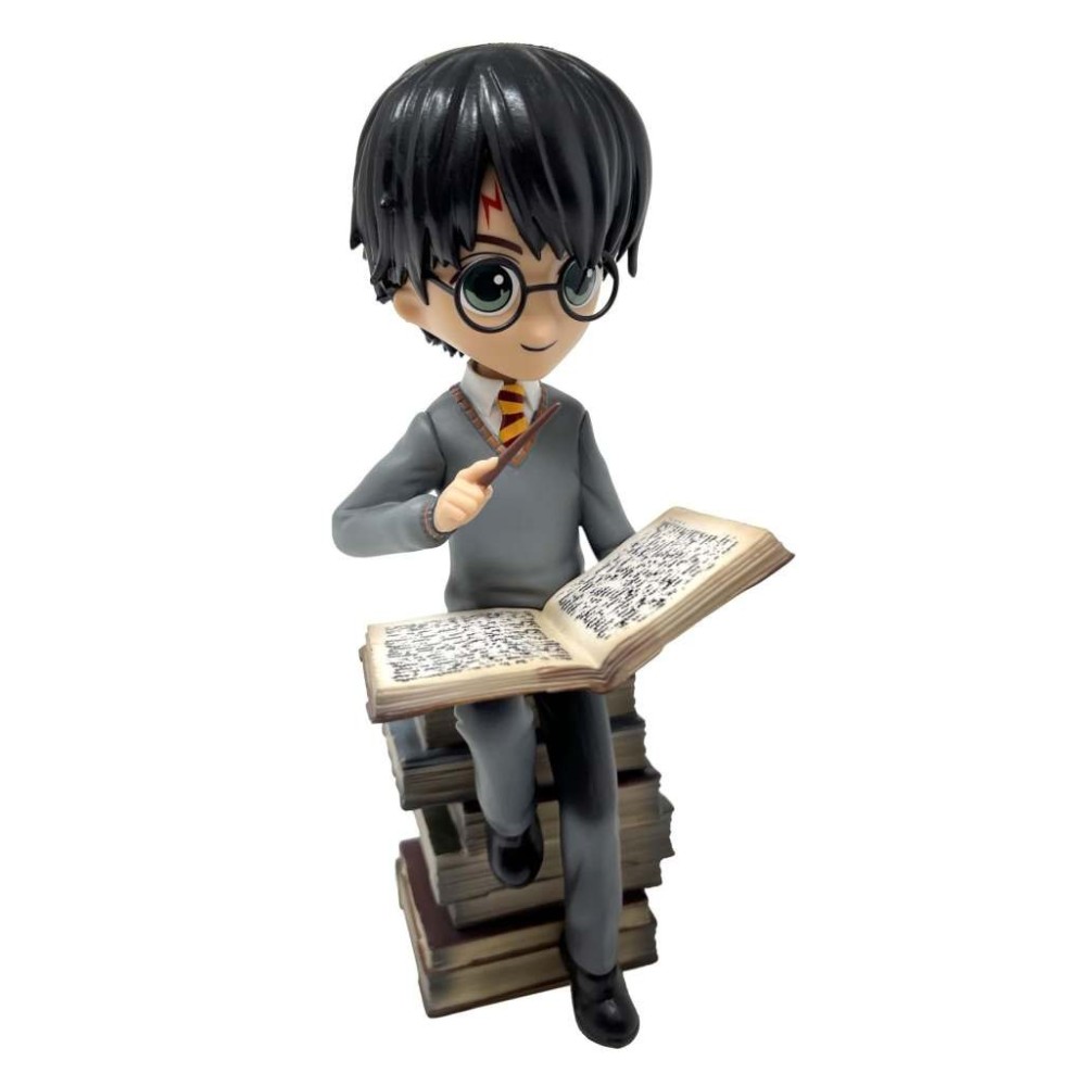 HARRY POTTER ON PILE OF SPELL FIGURE STATUA PLASTOY