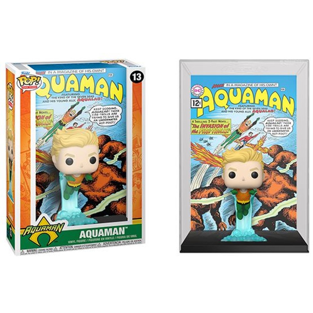 FUNKO FUNKO POP! COMIC COVERS AQUAMAN BOBBLE HEAD FIGURE