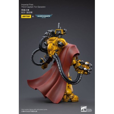 WARHAMMER 40000 IMPERIAL FISTS THIRD CAPTAIN TOR GARADON ACTION FIGURE JOY TOY (CN)