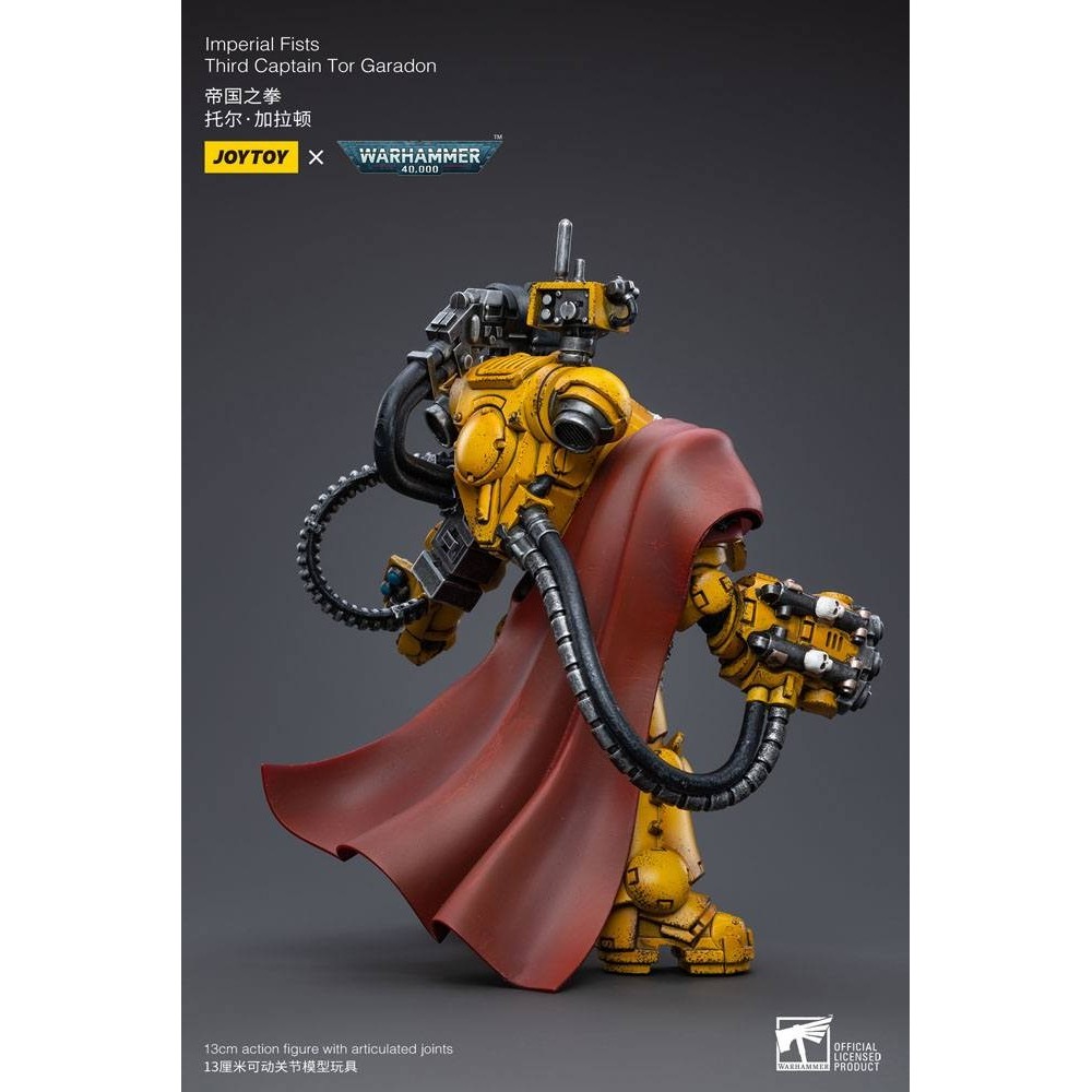 WARHAMMER 40000 IMPERIAL FISTS THIRD CAPTAIN TOR GARADON ACTION FIGURE JOY TOY (CN)