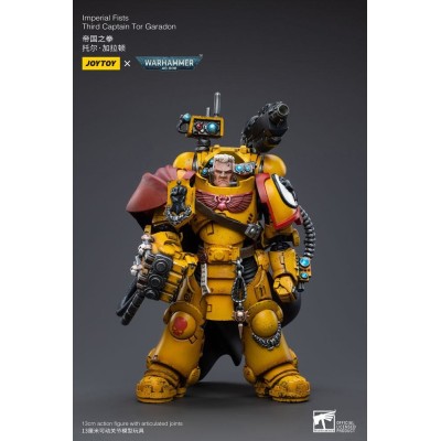 WARHAMMER 40000 IMPERIAL FISTS THIRD CAPTAIN TOR GARADON ACTION FIGURE JOY TOY (CN)