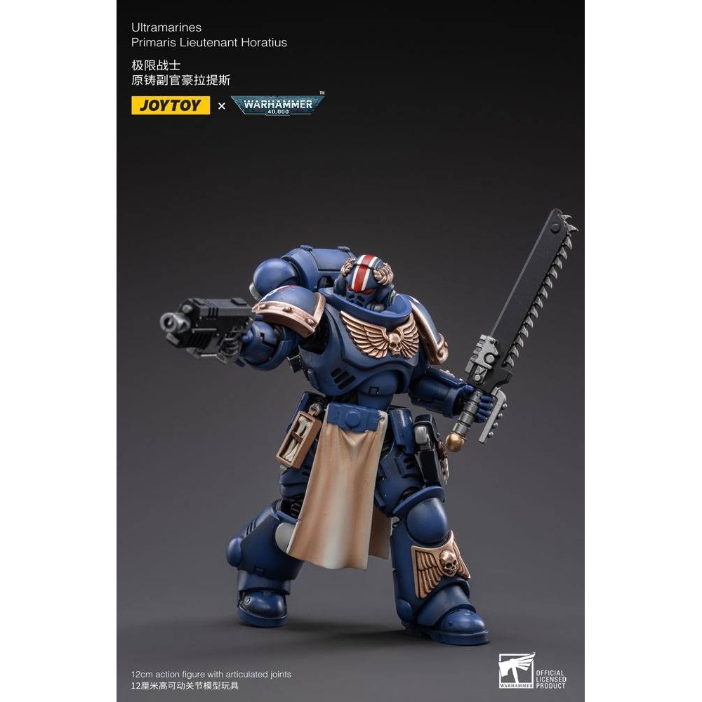 WARHAMMER 40000 ULTRAMARINES PRIMARIS LIEUTENANT HORATIUS ACTION FIGURE JOY TOY (CN)