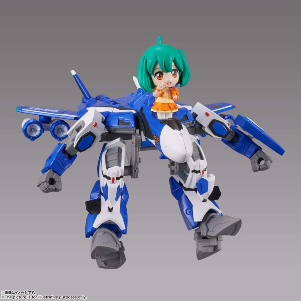 BANDAI MACROSS VF-25G VALKYRIE RANKA TINY SESSION ACTION FIGURE