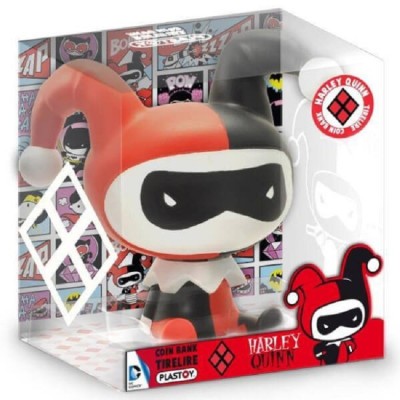BATMAN HARLEY QUINN CHIBI BANK SALVADANAIO FIGURE PLASTOY