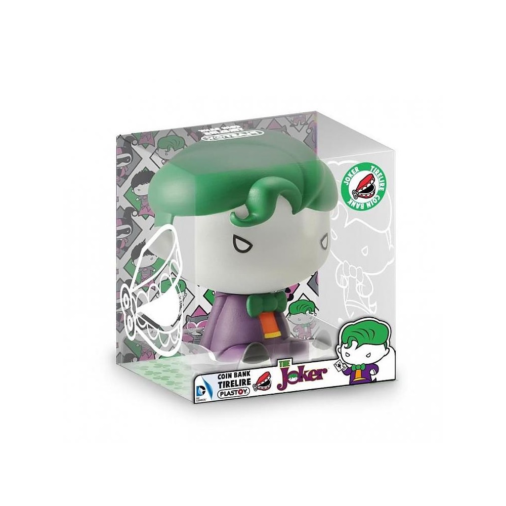BATMAN THE JOKER CHIBI BANK SALVADANAIO FIGURE PLASTOY