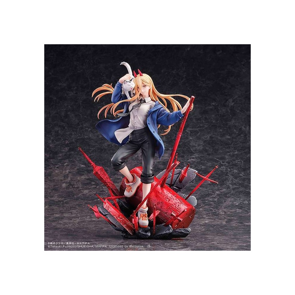 CHAINSAW MAN POWER AND MEOWY S-FIRE 1/7 FIGURE STATUE