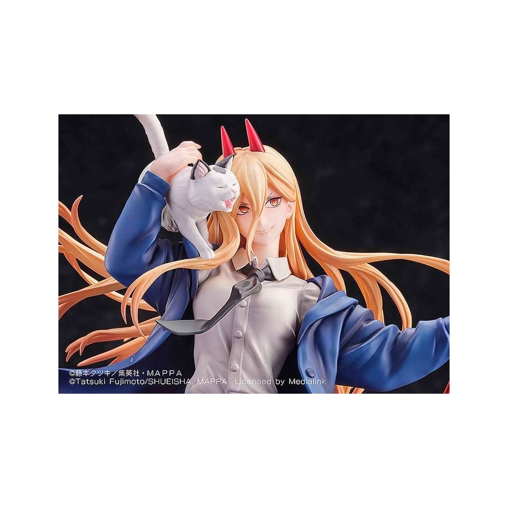 CHAINSAW MAN POWER AND MEOWY S-FIRE 1/7 FIGURE STATUA