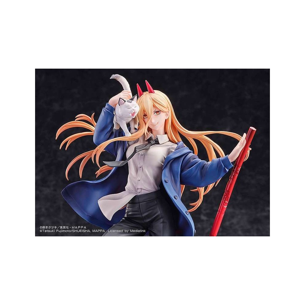 CHAINSAW MAN POWER AND MEOWY S-FIRE 1/7 FIGURE STATUA