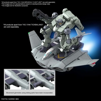 HIGH GRADE HG THE WITCH FROM MERCURY TICKBALANG 1/144 MODEL KIT BANDAI