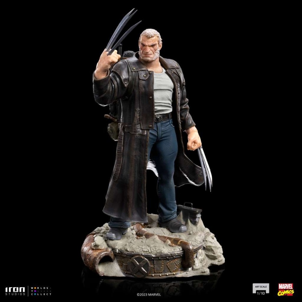 IRON STUDIOS MARVEL COMICS X-MEN WOLVERINE OLD MAN LOGAN ART SCALE 1/10 STATUE FIGURE