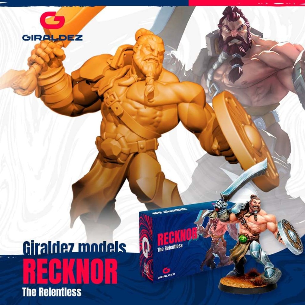 AGM/GIRALDEZ RECKNOR THE RELENTLESS MINIATURE FIGURE