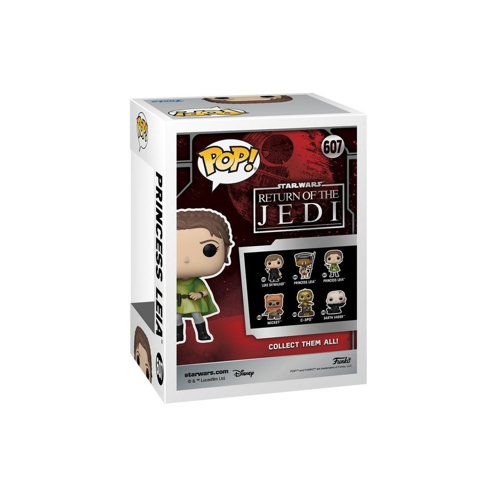 FUNKO FUNKO POP! STAR WARS RETURN OF THE JEDI 40TH PRINCESS LEIA BOBBLE HEAD KNOCKER FIGURE