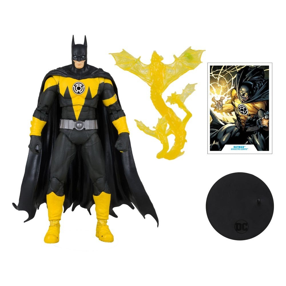 MC FARLANE DC MULTIVERSE BATMAN SINESTRO CORPS GOLD LABEL ACTION FIGURE