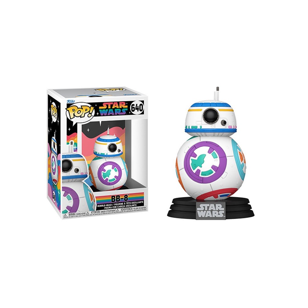 FUNKO FUNKO POP! STAR WARS PRIDE BB-8 BOBBLE HEAD KNOCKER FIGURE