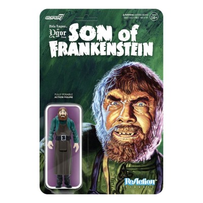 SUPER7 UNIVERSAL MONSTERS SON OF FRANKENSTEIN YGOR REACTION ACTION FIGURE