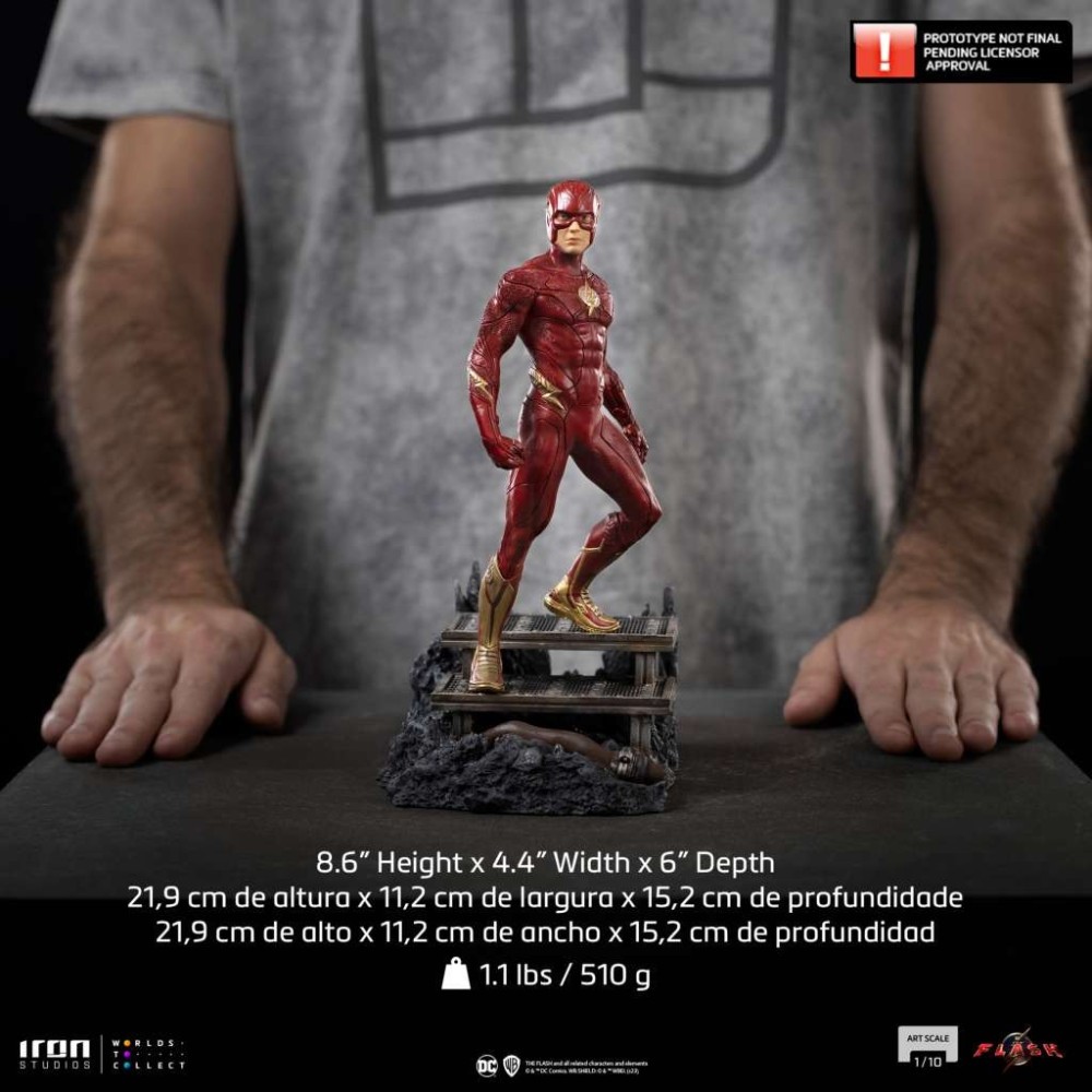 THE FLASH ART SCALE 1/10 STATUA FIGURE IRON STUDIOS