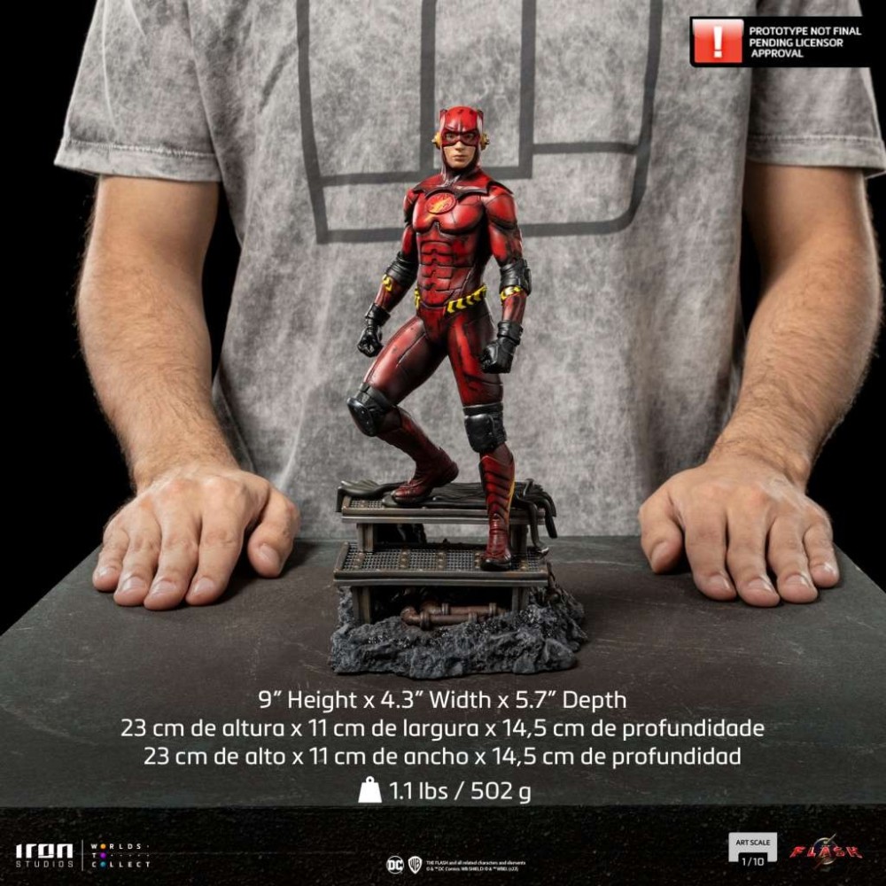 IRON STUDIOS THE FLASH ALTERNATIVE FLASH ART SCALE 1/10 STATUE FIGURE