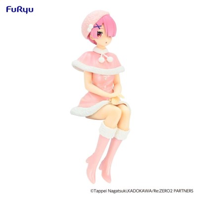 FURYU RE:ZERO RAM SNOW PRINCESS PEARL NOODLE STOPPER FIGURE STATUE