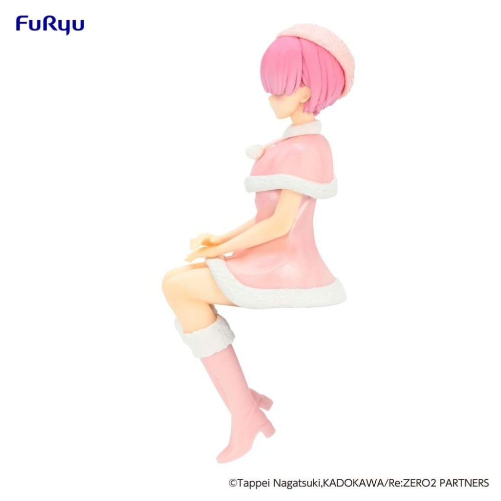 RE:ZERO RAM SNOW PRINCESS PEARL NOODLE STOPPER FIGURE STATUA FURYU