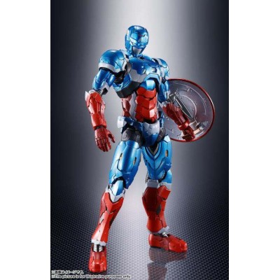 TECH-ON AVENGERS CAPTAIN AMERICA S.H. FIGUARTS ACTION FIGURE BANDAI