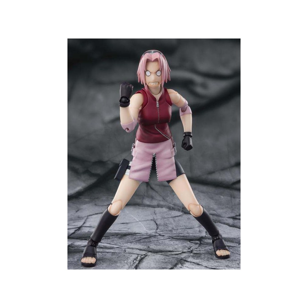 BANDAI NARUTO SHIPPUDEN SAKURA HARUNO INHERITOR OF TSUNADE S.H. FIGUARTS ACTION FIGURE