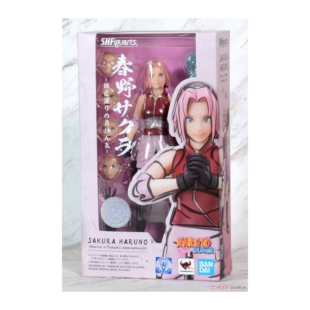 BANDAI NARUTO SHIPPUDEN SAKURA HARUNO INHERITOR OF TSUNADE S.H. FIGUARTS ACTION FIGURE
